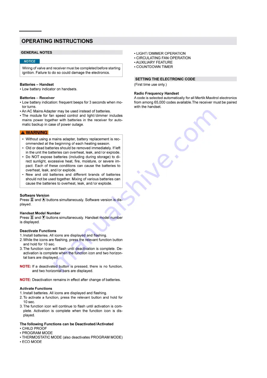 Iconic 1100 Front Installation, Servicing And User Instructions Manual Download Page 43