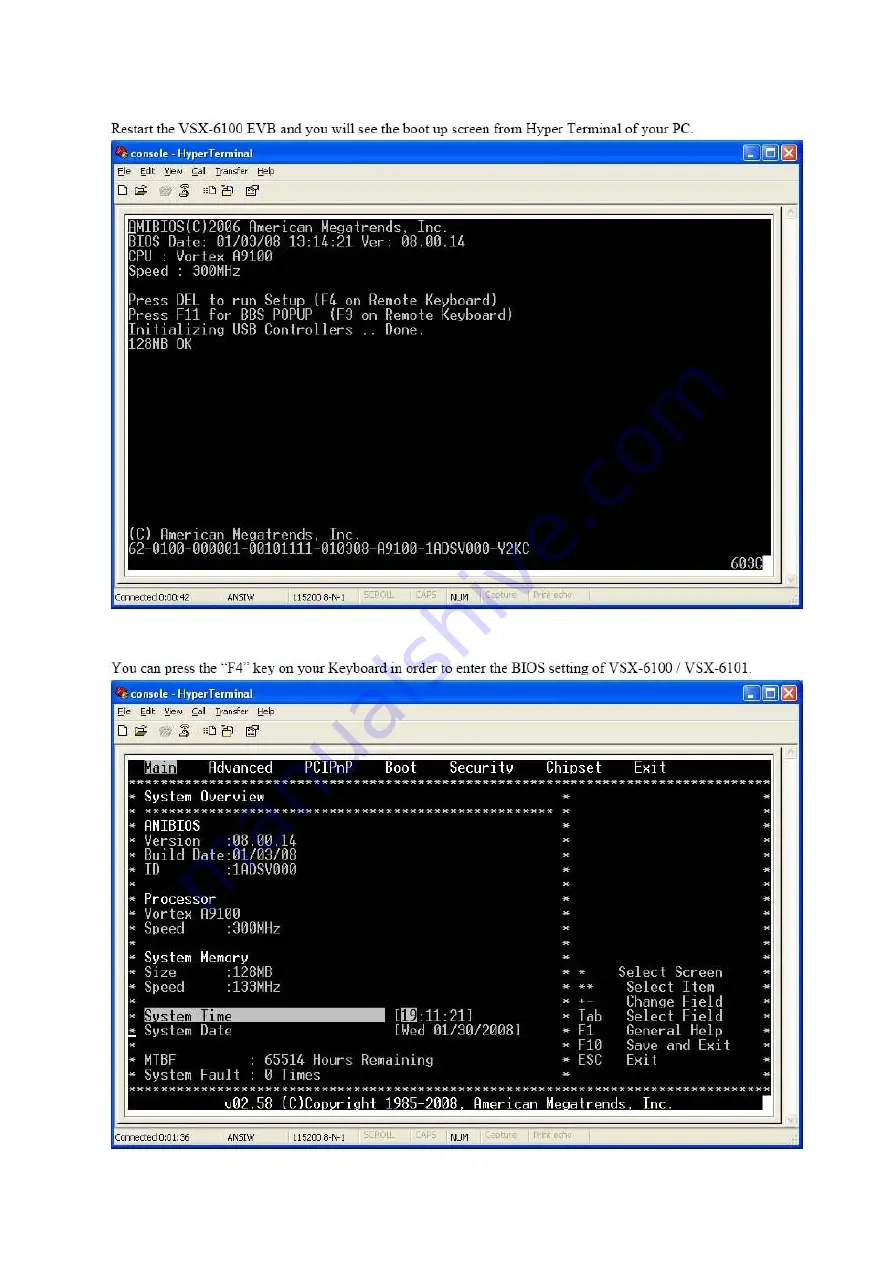 ICOP Technology Vortex86SX VSX-6101 User Manual Download Page 48