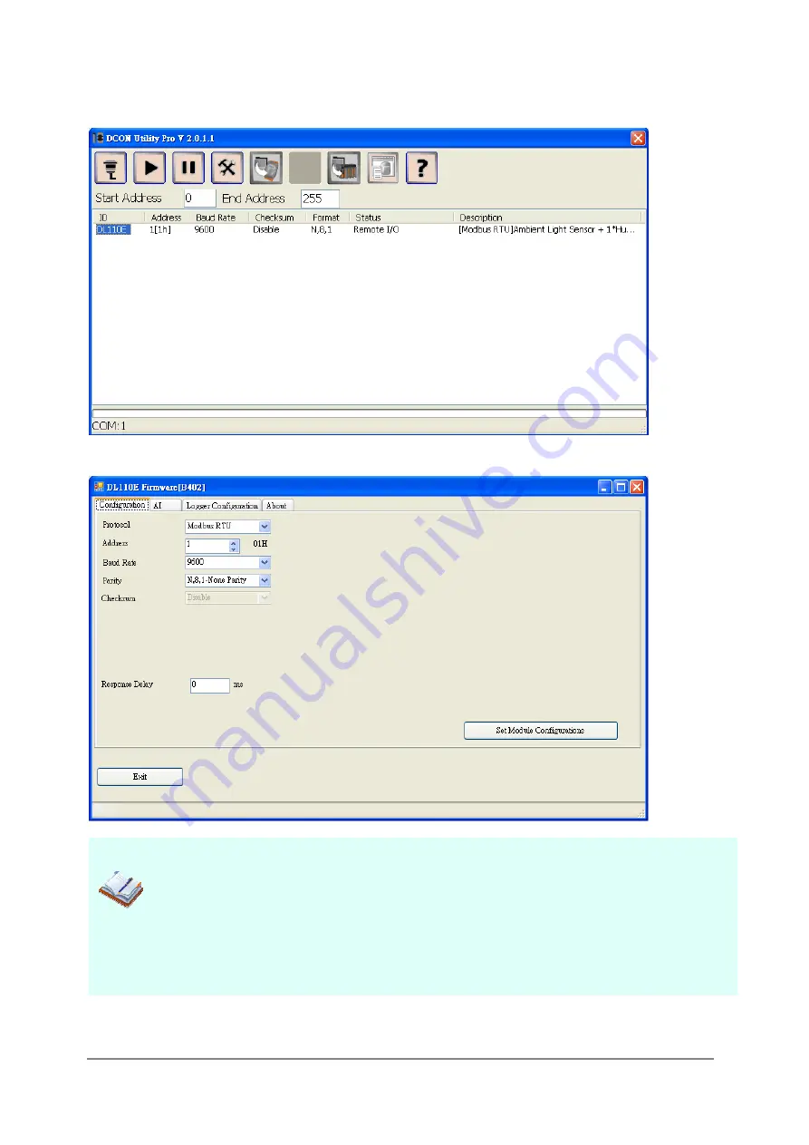 ICP DAS USA DL-110S-E User Manual Download Page 35