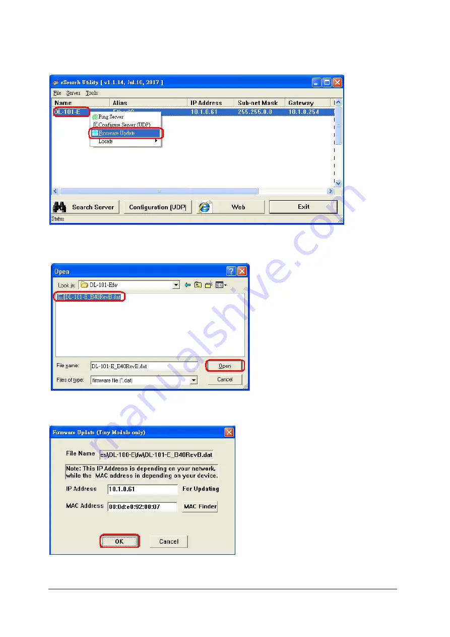 ICP DAS USA DL-110S-E User Manual Download Page 52