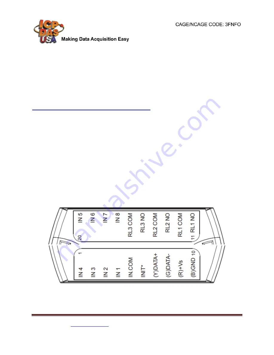 ICP DAS USA I-7063D Quick Start Manual Download Page 1