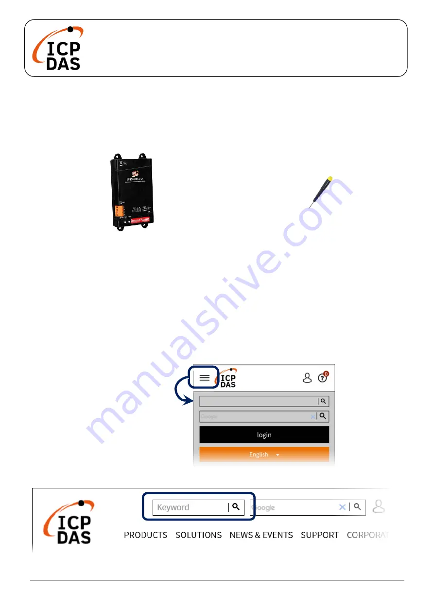 ICP DAS USA iWSN-100X-CLE Quick Start Download Page 1