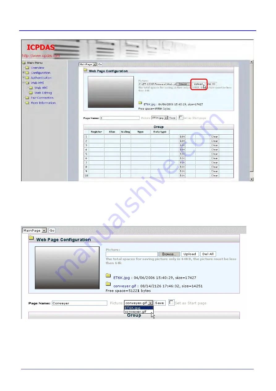 ICP DAS USA PET-7060 Скачать руководство пользователя страница 69