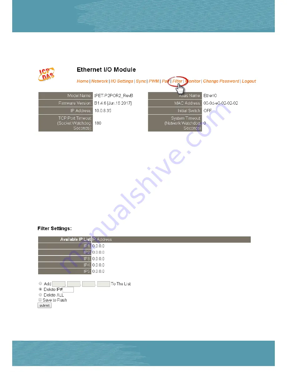 ICP DAS USA PETL Series User Manual Download Page 66