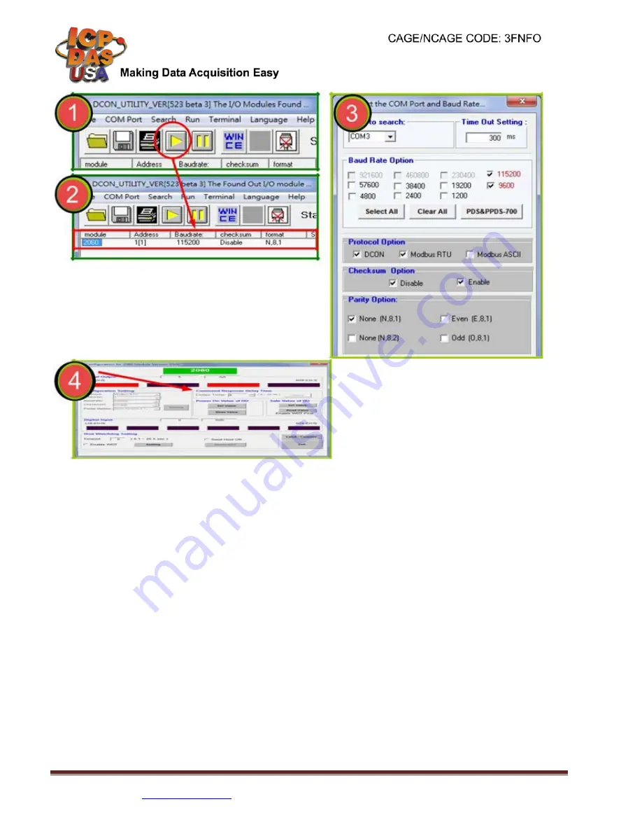 ICP DAS USA ZT-2055 Quick Start Manual Download Page 10