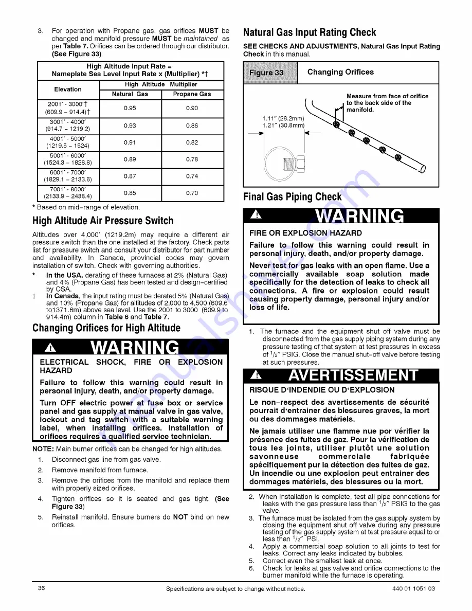 ICP 9MPX060F12A2 Installation Insrtuctions Download Page 36