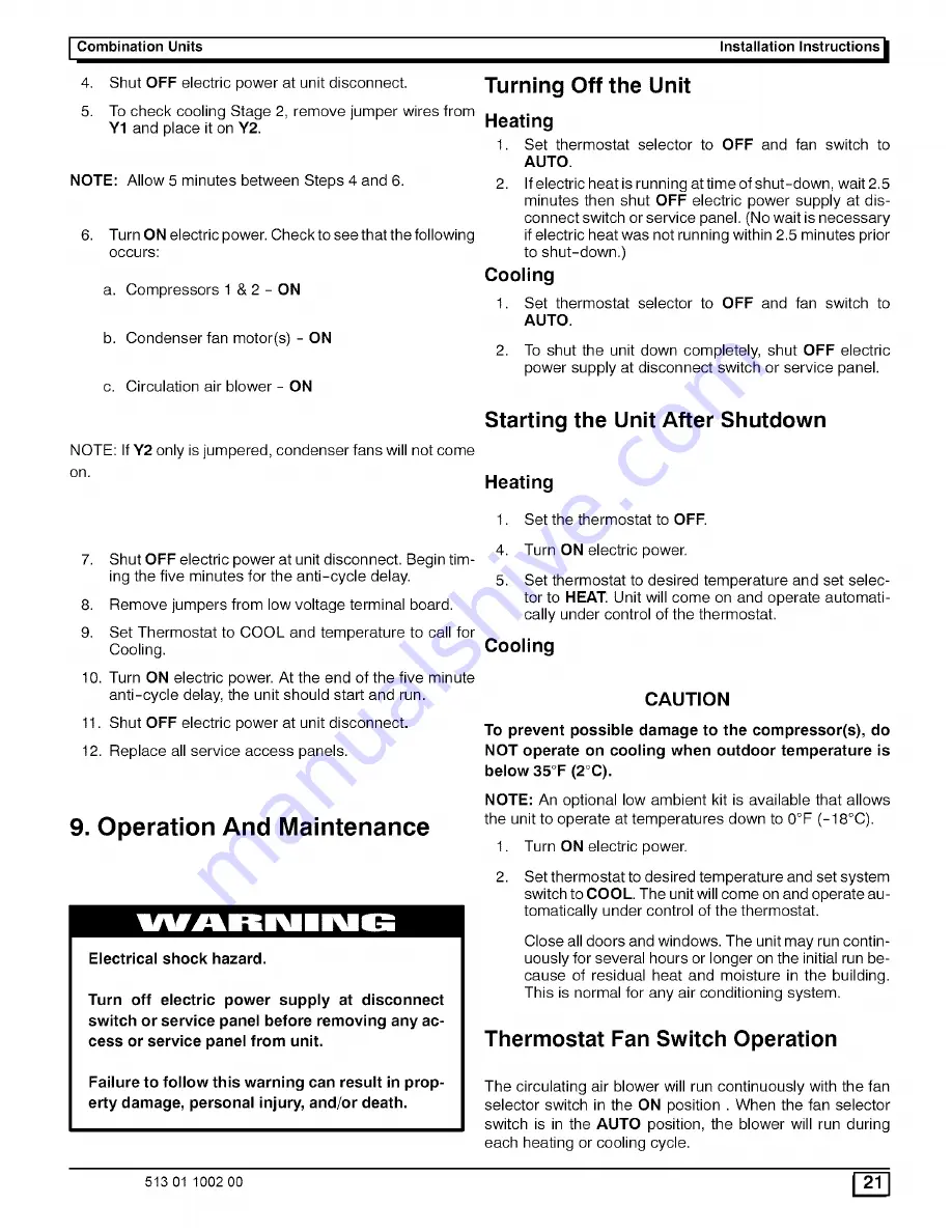 ICP APFM Installation Instructions Manual Download Page 21