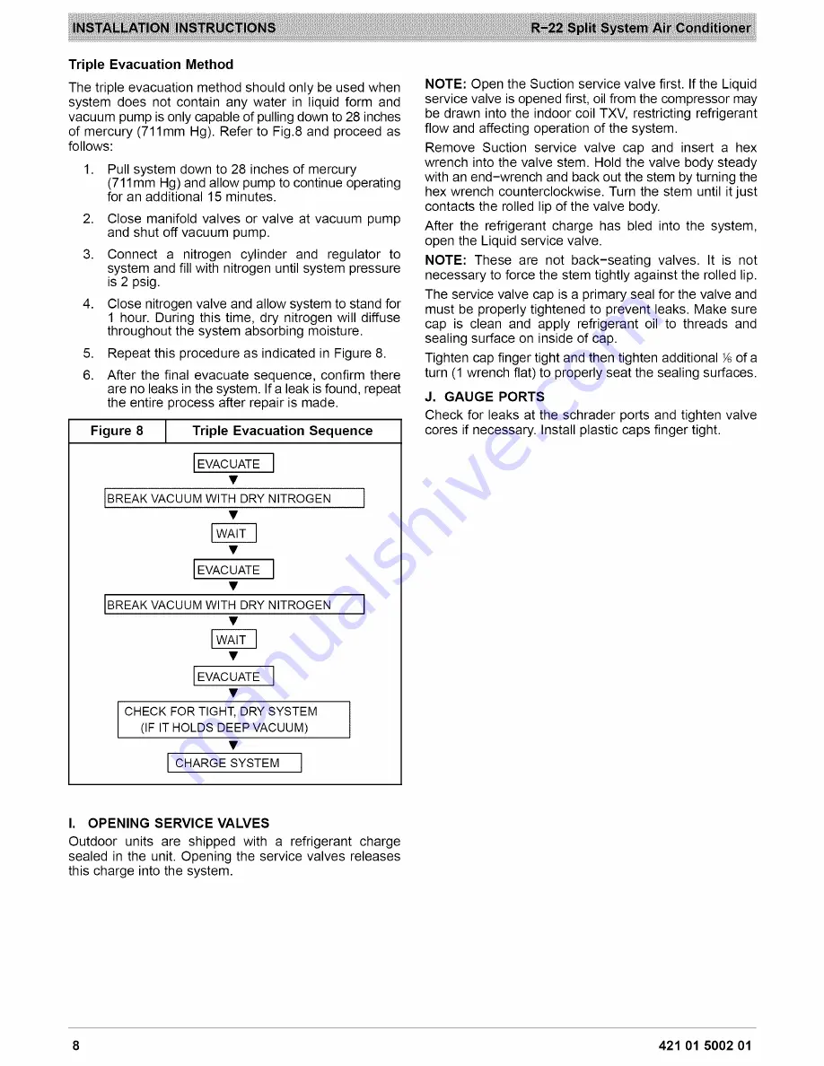 ICP C2A3 Installation Instructions Manual Download Page 8