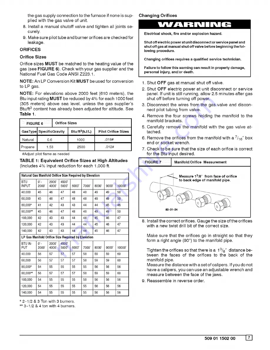 ICP GPFM Series Installation Instructions Manual Download Page 7