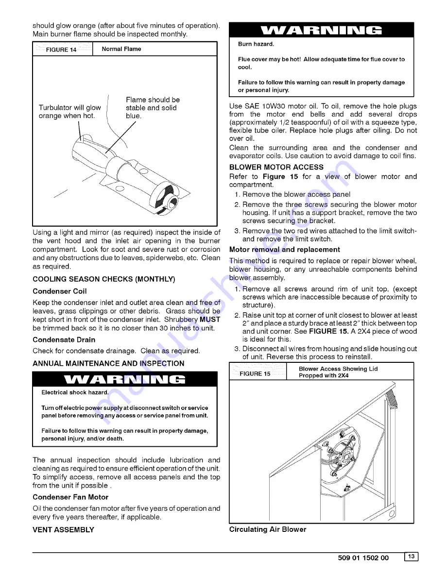 ICP GPFM Series Installation Instructions Manual Download Page 13