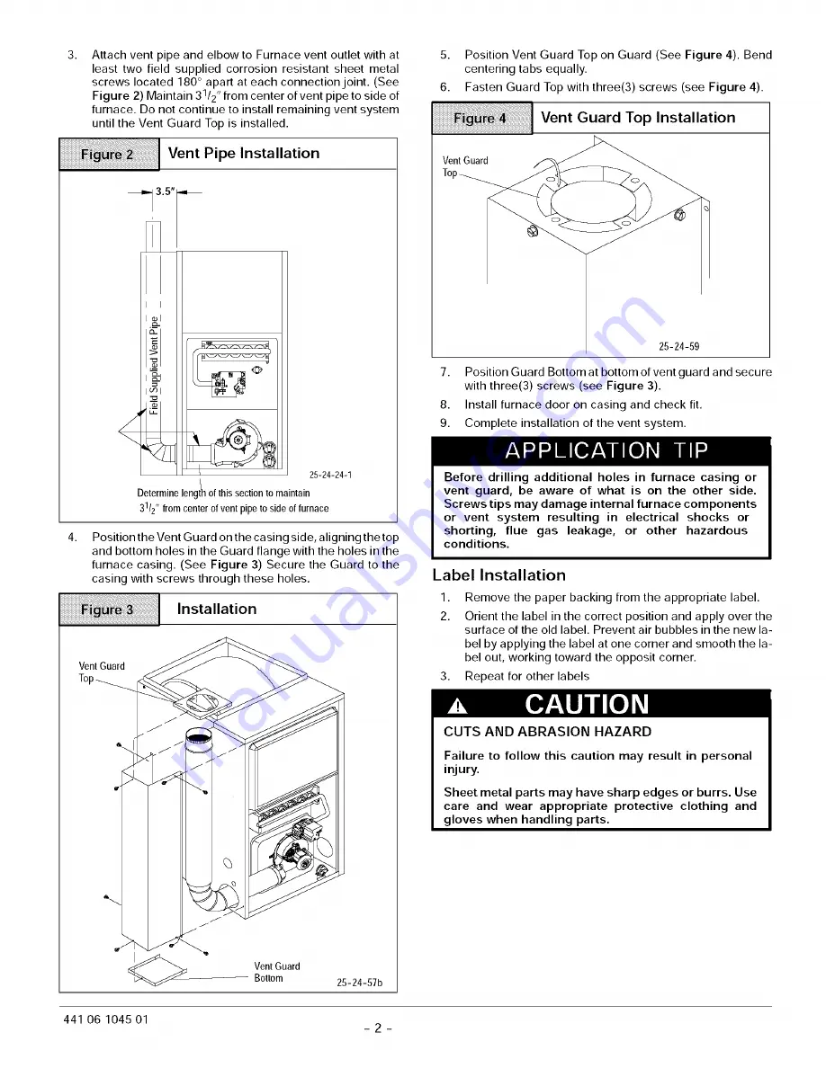 ICP H8MPT100J20A1 Installation Instructions Download Page 2