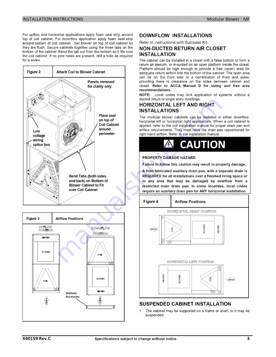 ICP MF080014C Installation Instructions Manual Download Page 3