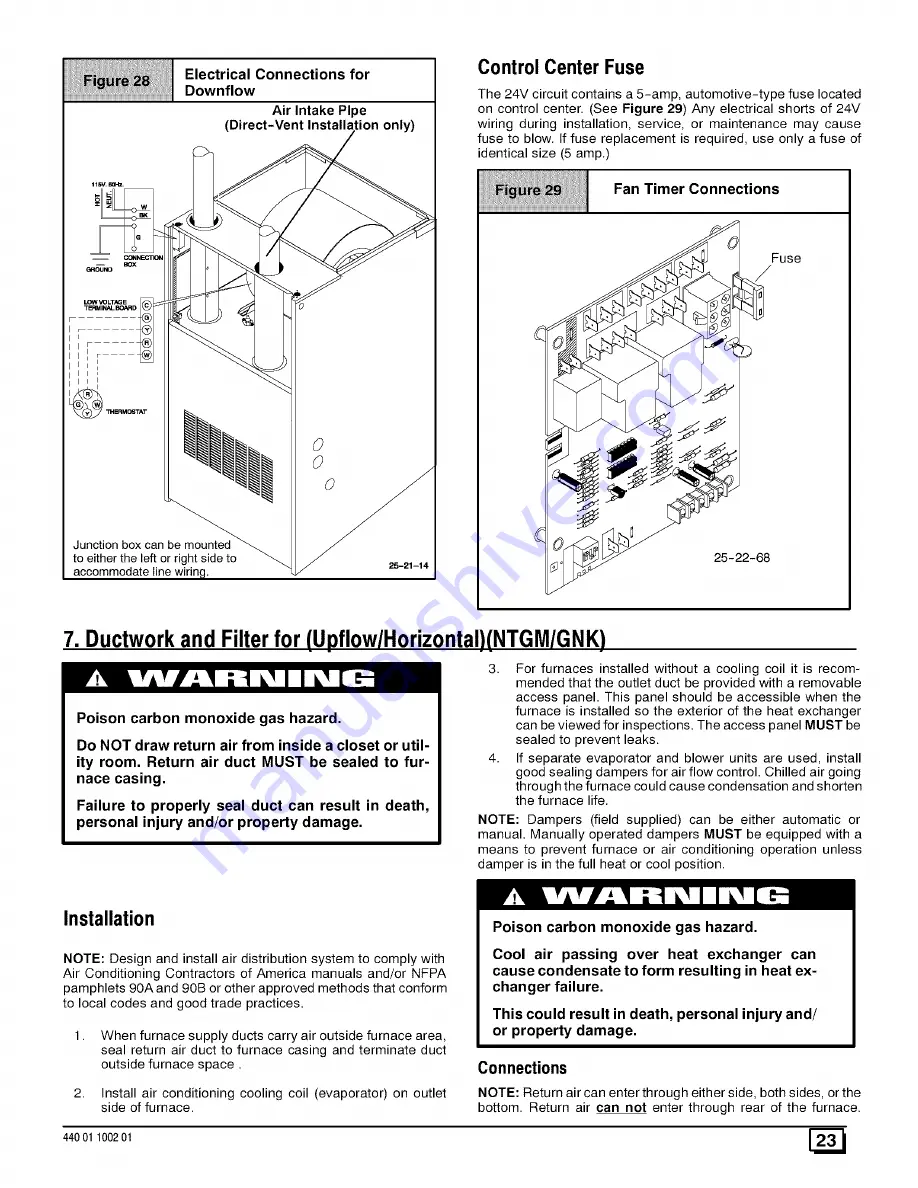 ICP NCGM/GCK Series Installation Instructions Manual Download Page 23