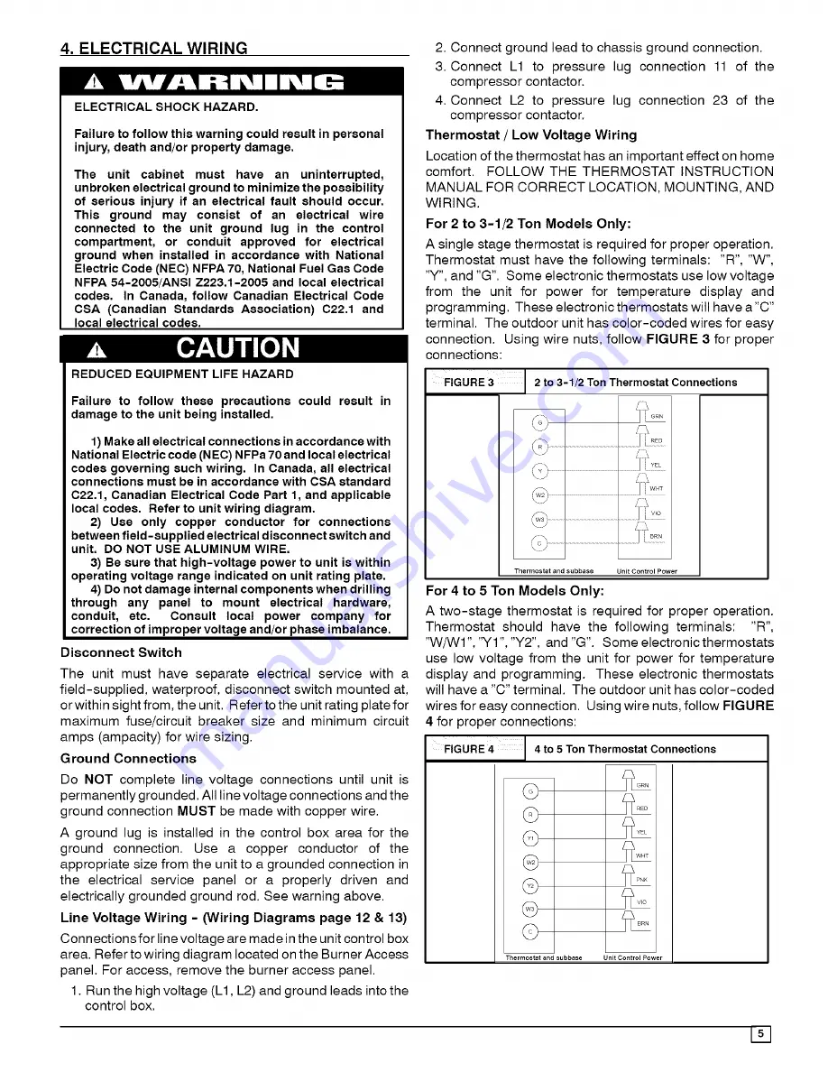 ICP PAF324000K00A1 Installation Instructions Manual Download Page 5