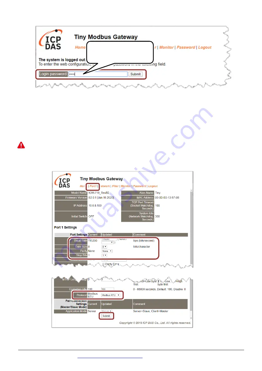 ICPDAS tGW-700-T Series Скачать руководство пользователя страница 7