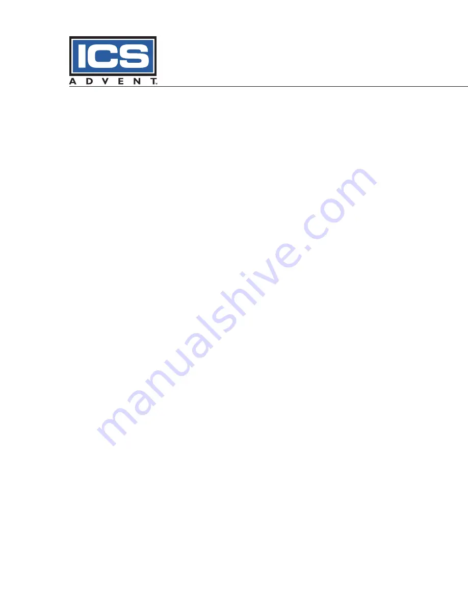 ICS Advent WDT-1002 Product Manual Download Page 29