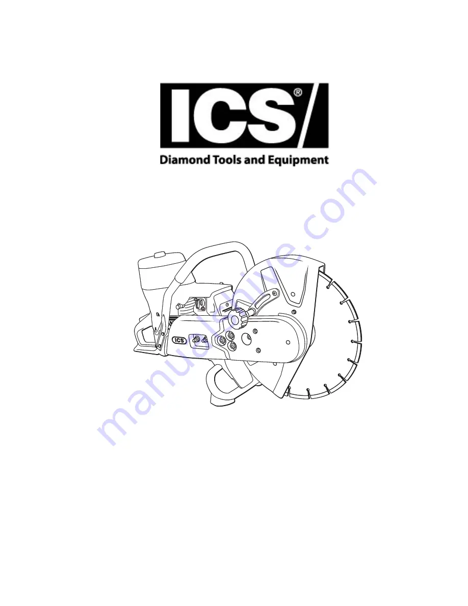 ICS RZ60C Operator'S Manual Download Page 1