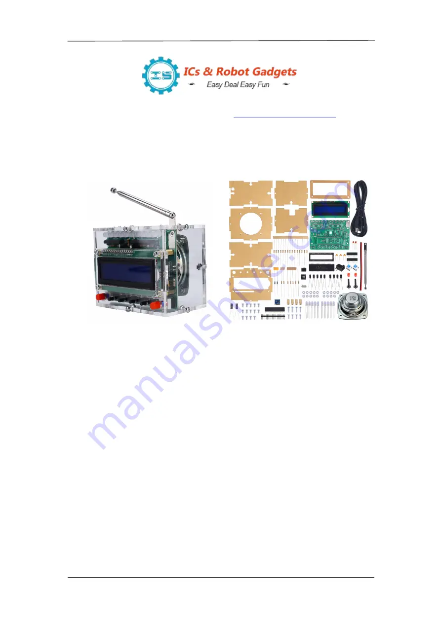 ICStation RDA5807 User Manual Download Page 1