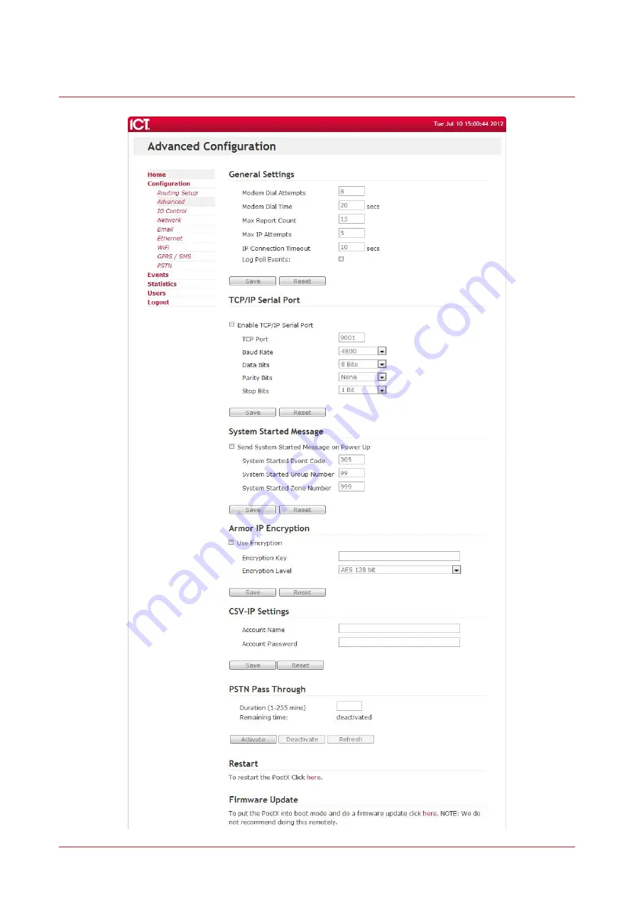 ICT CRX-POSTX-DIN Скачать руководство пользователя страница 32