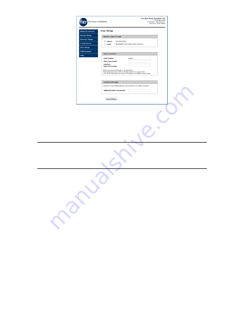 ICT ICT1500-12SW Instruction Manual Download Page 19