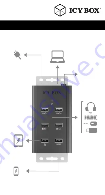 Icy Box IB-HUB1411-QC3 Скачать руководство пользователя страница 6