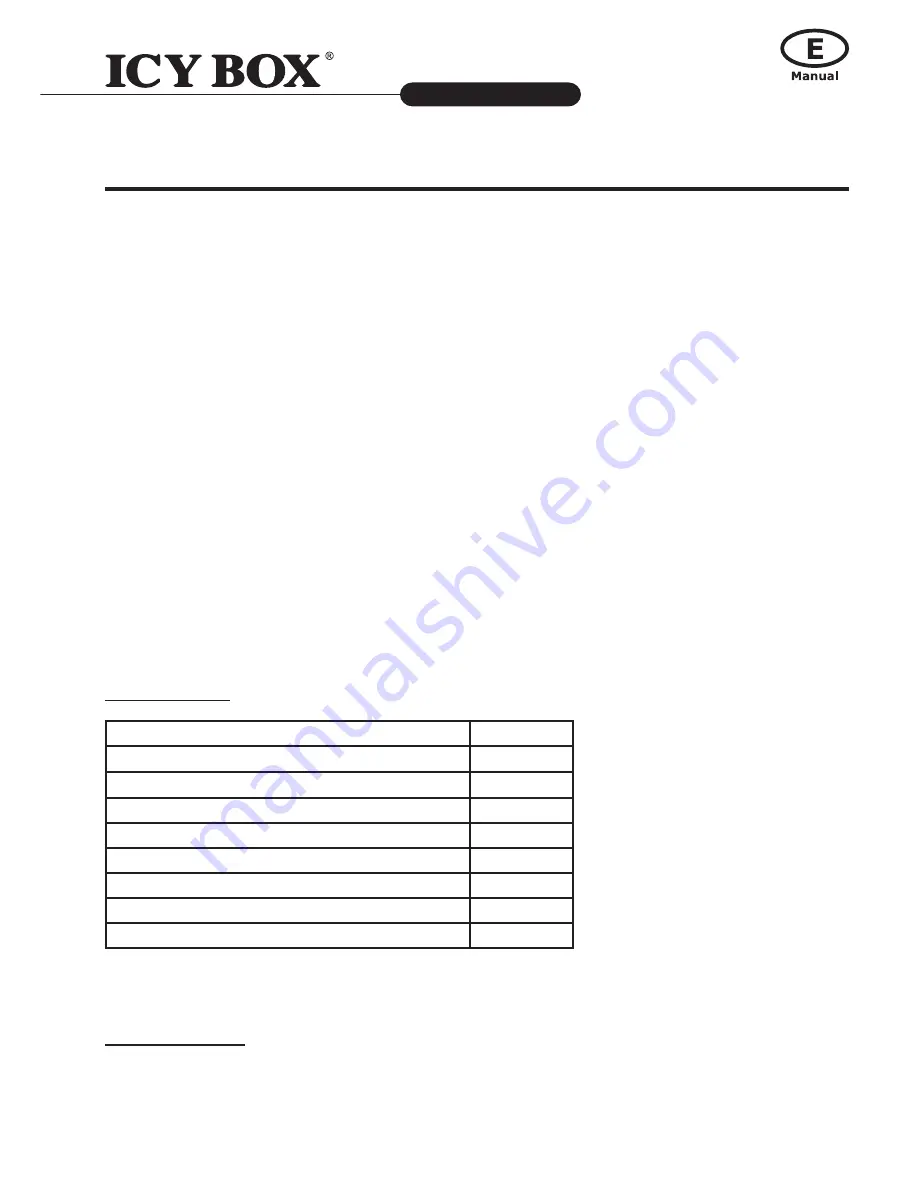 Icy Box IB-MP3012 series Manual Download Page 4