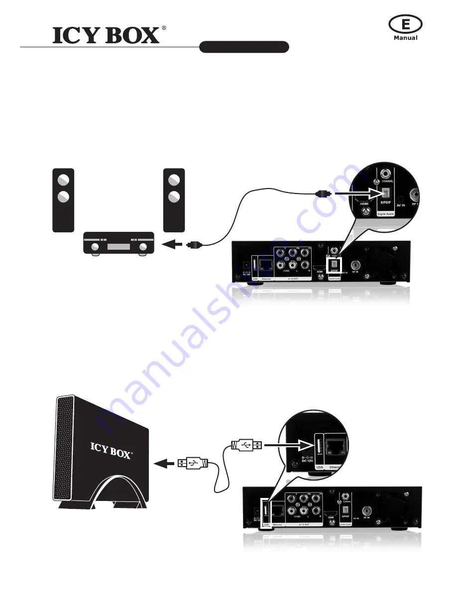 Icy Box IB-MP3012 series Manual Download Page 14