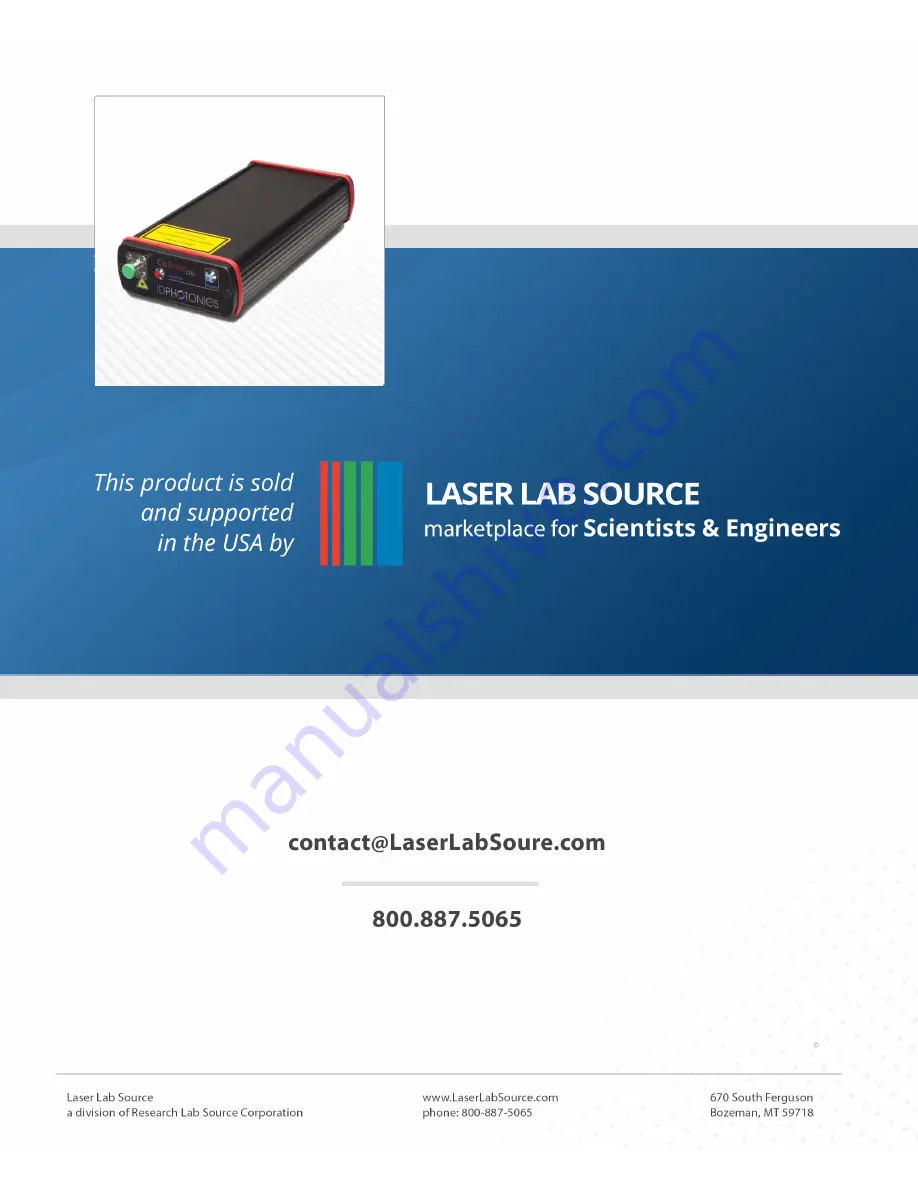 ID Photonics CoBrite DX1 User Manual Download Page 1