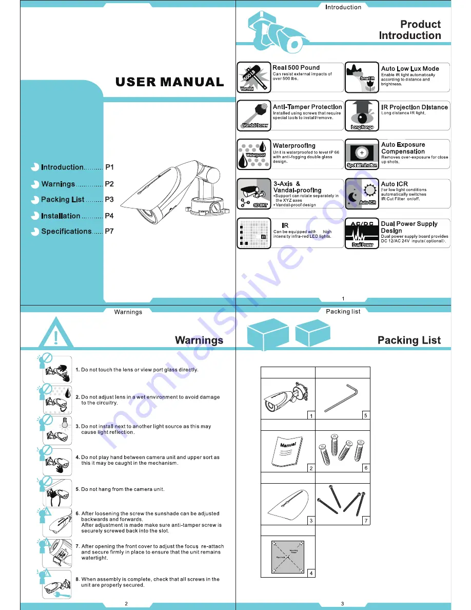 ID View IV-HDCM-500U Скачать руководство пользователя страница 1