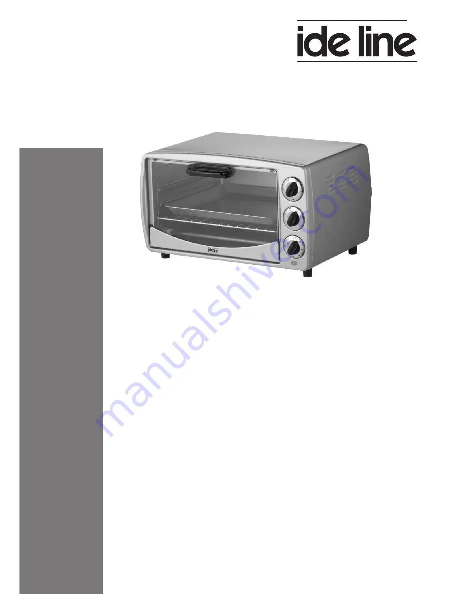 Ide Line Mini Oven 751-081 Скачать руководство пользователя страница 1