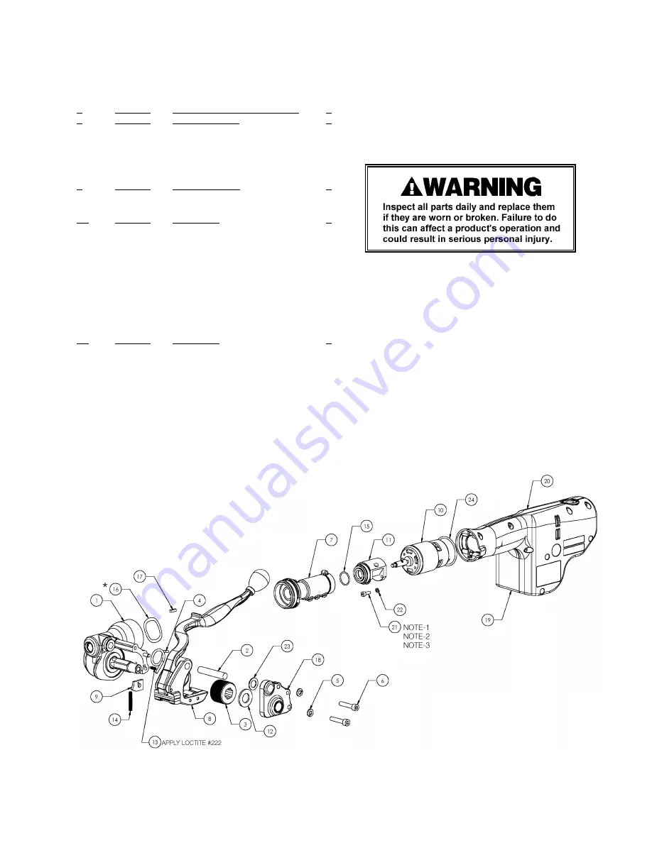 Ideal-Tridon Strapbinder Operation, Parts And Safety Manual Download Page 23