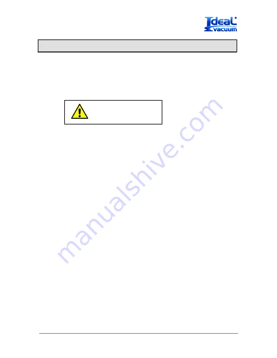 Ideal Vacuum XactGauge XGC-320 Operating Manual Download Page 13