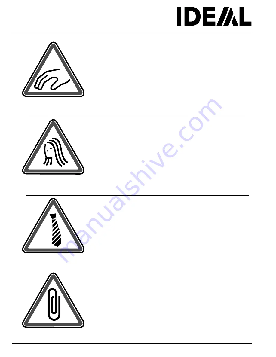 IDEAL 8304 Operating Instructions Manual Download Page 3