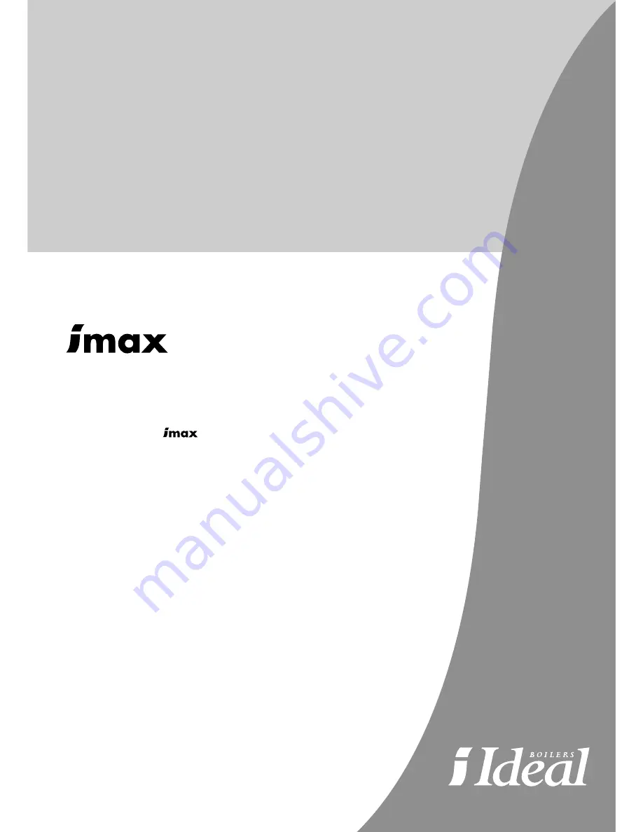 IDEAL imax plus F120 Installation And Servicing Download Page 1