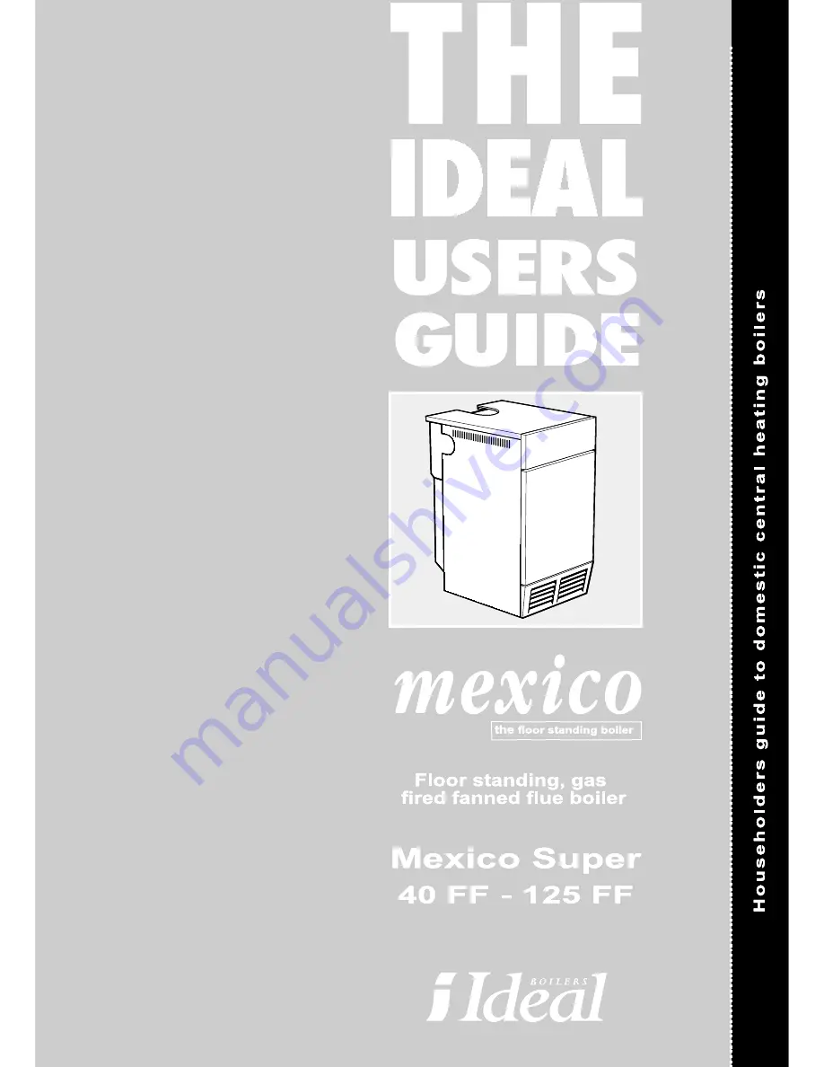 IDEAL Mexico Super 40 FF User Manual Download Page 1