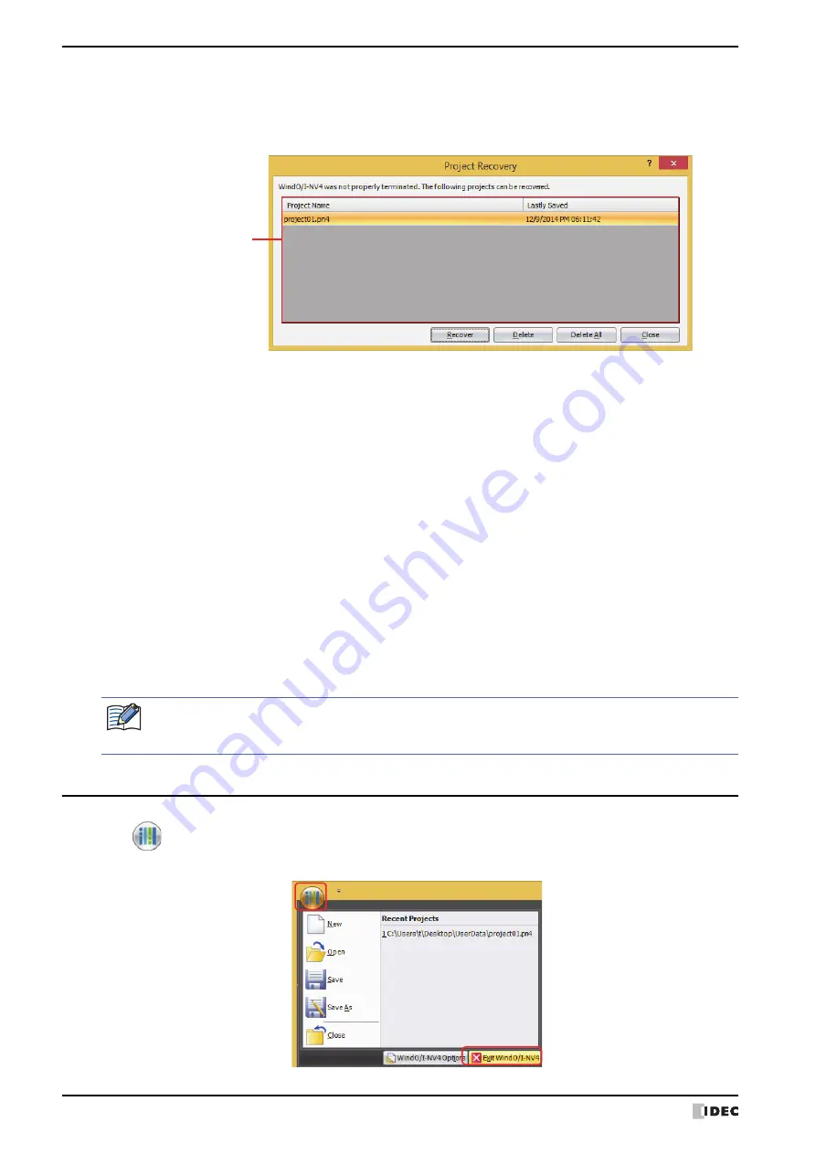 IDEC MICRO/I HG4G-CJT22 F-B Series User Manual Download Page 72