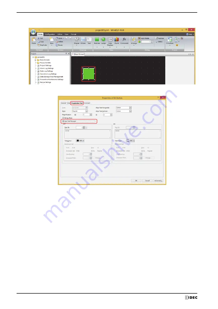 IDEC MICRO/I HG4G-CJT22 F-B Series User Manual Download Page 1106