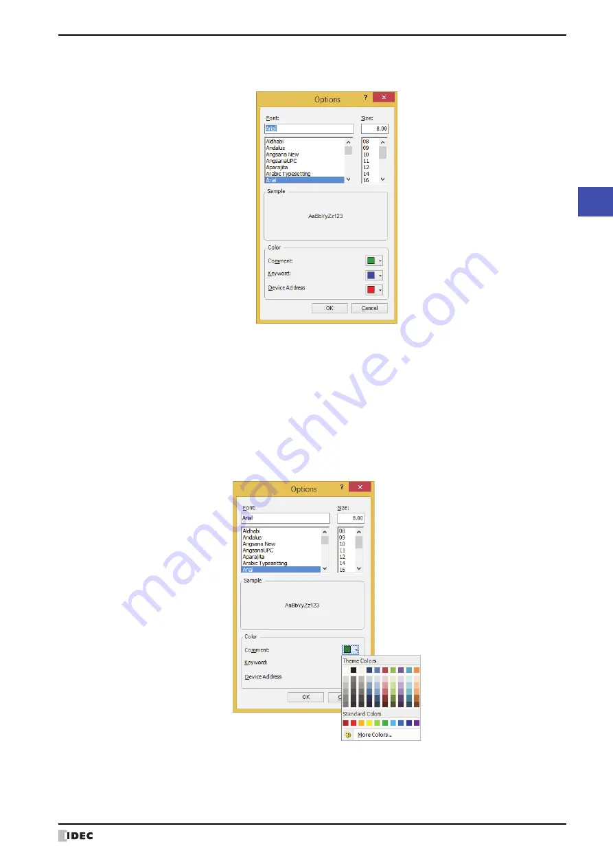 IDEC MICRO/I HG4G-CJT22 F-B Series User Manual Download Page 1125