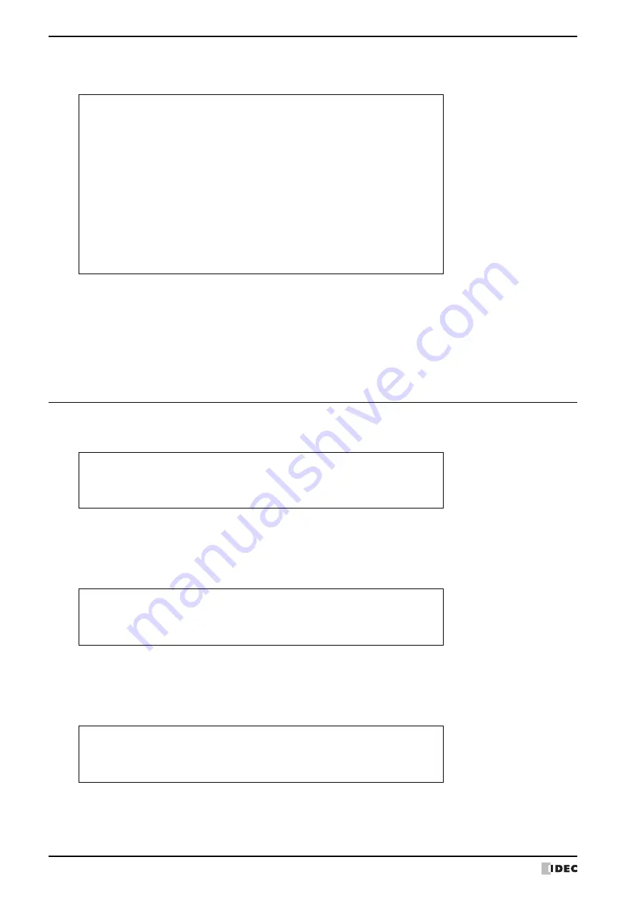 IDEC MICRO/I HG4G-CJT22 F-B Series User Manual Download Page 1146