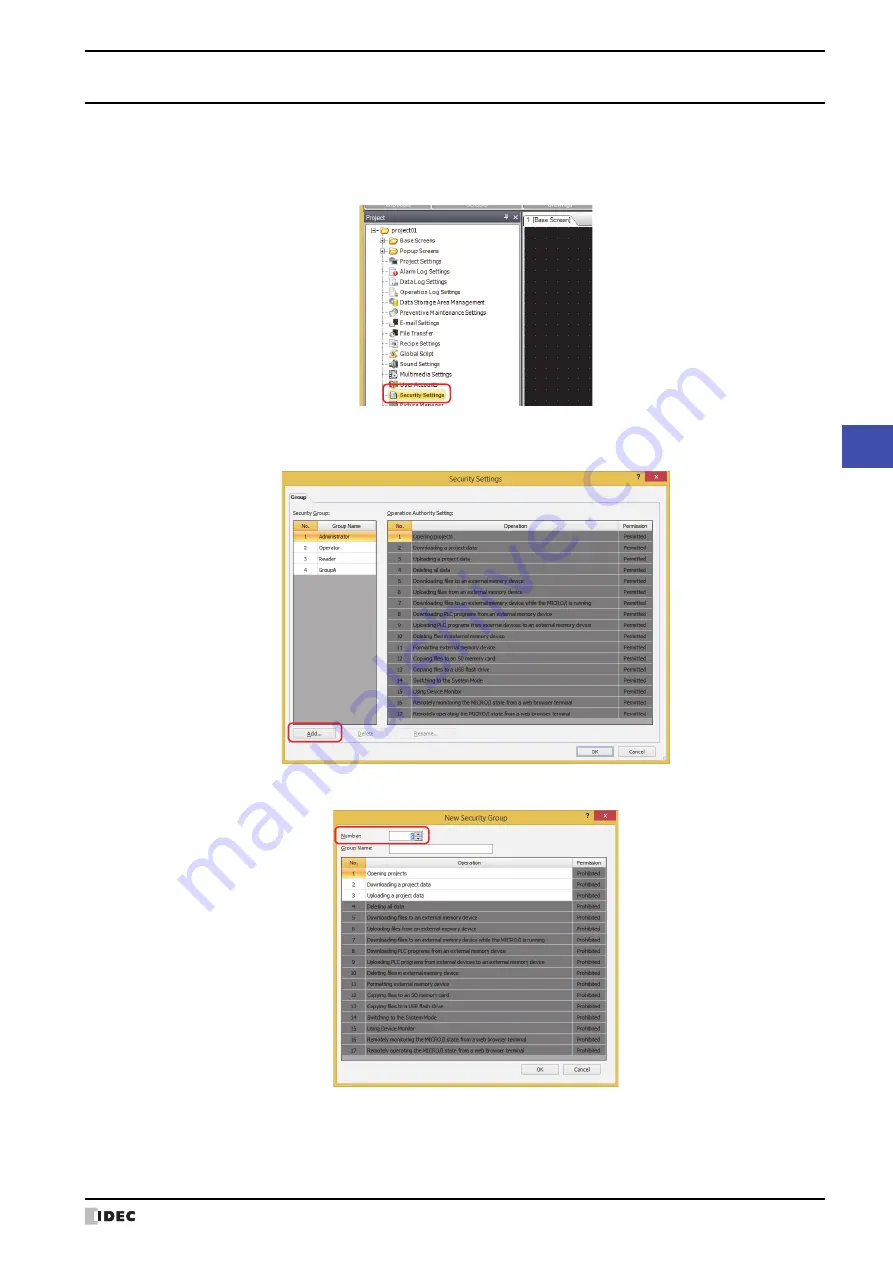 IDEC MICRO/I HG4G-CJT22 F-B Series User Manual Download Page 1219