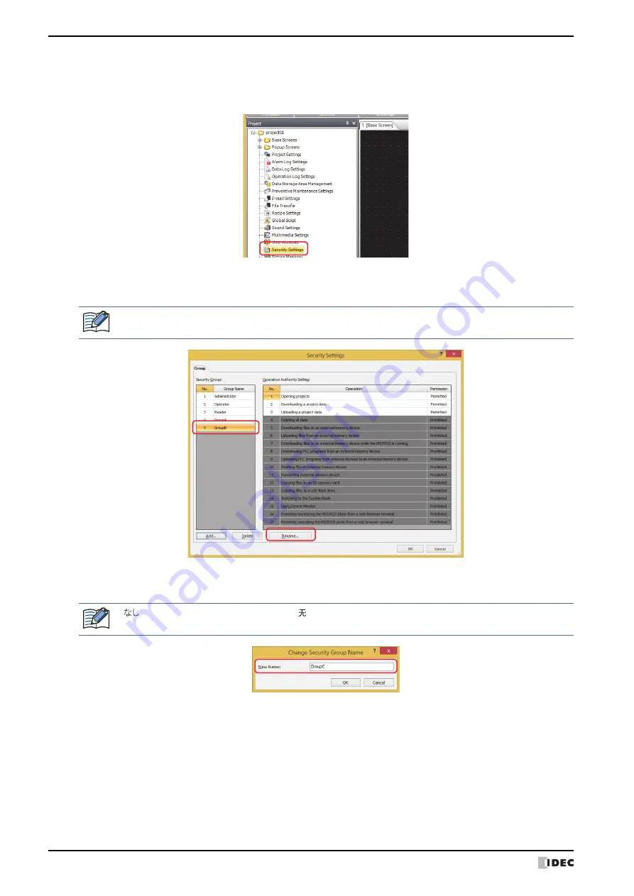 IDEC MICRO/I HG4G-CJT22 F-B Series User Manual Download Page 1222