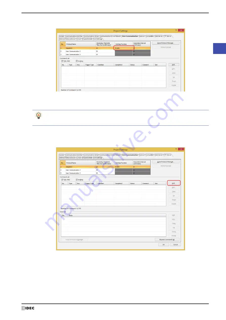 IDEC MICRO/I HG4G-CJT22 F-B Series User Manual Download Page 129