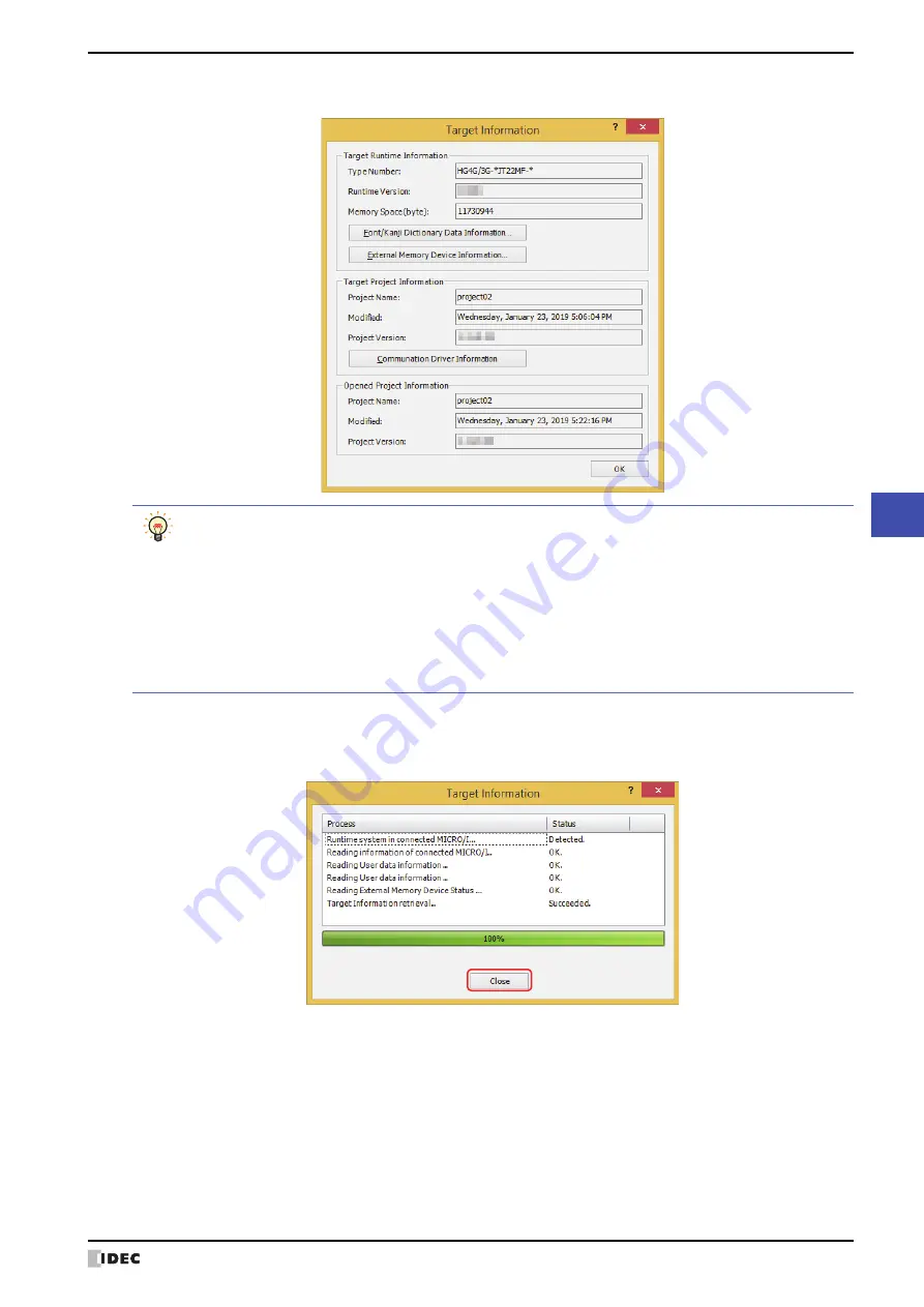 IDEC MICRO/I HG4G-CJT22 F-B Series User Manual Download Page 1291