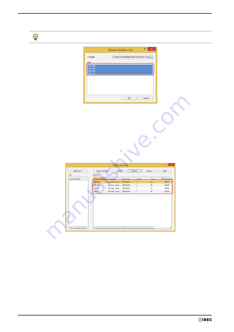 IDEC MICRO/I HG4G-CJT22 F-B Series User Manual Download Page 1308