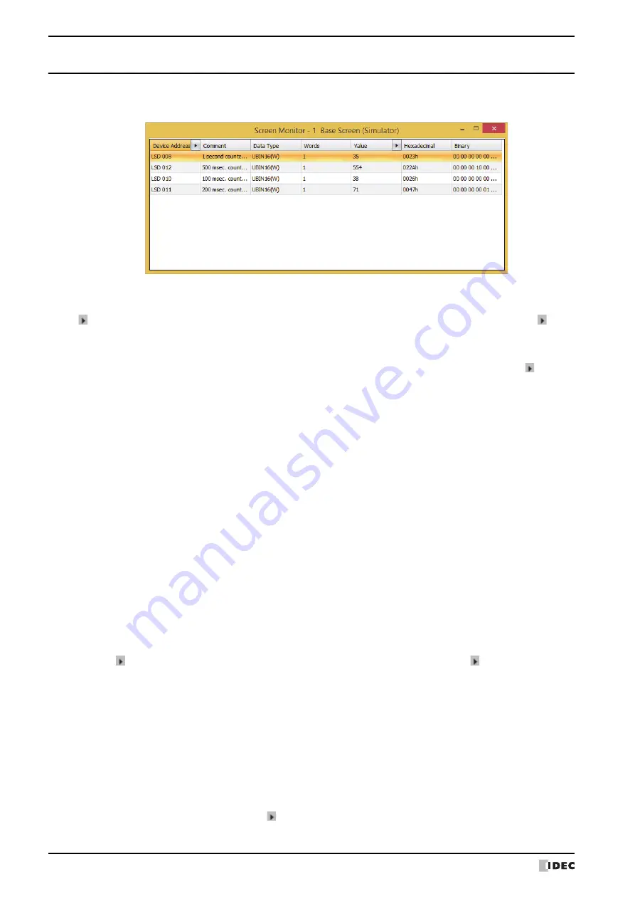 IDEC MICRO/I HG4G-CJT22 F-B Series User Manual Download Page 1332