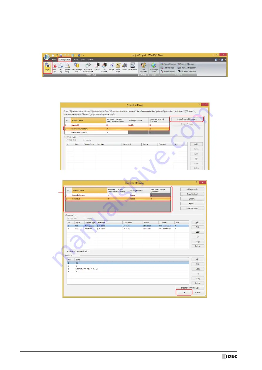 IDEC MICRO/I HG4G-CJT22 F-B Series User Manual Download Page 134