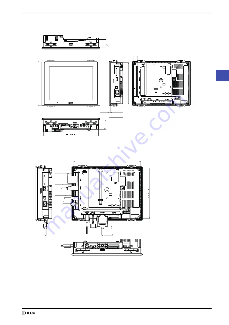 IDEC MICRO/I HG4G-CJT22 F-B Series User Manual Download Page 1585