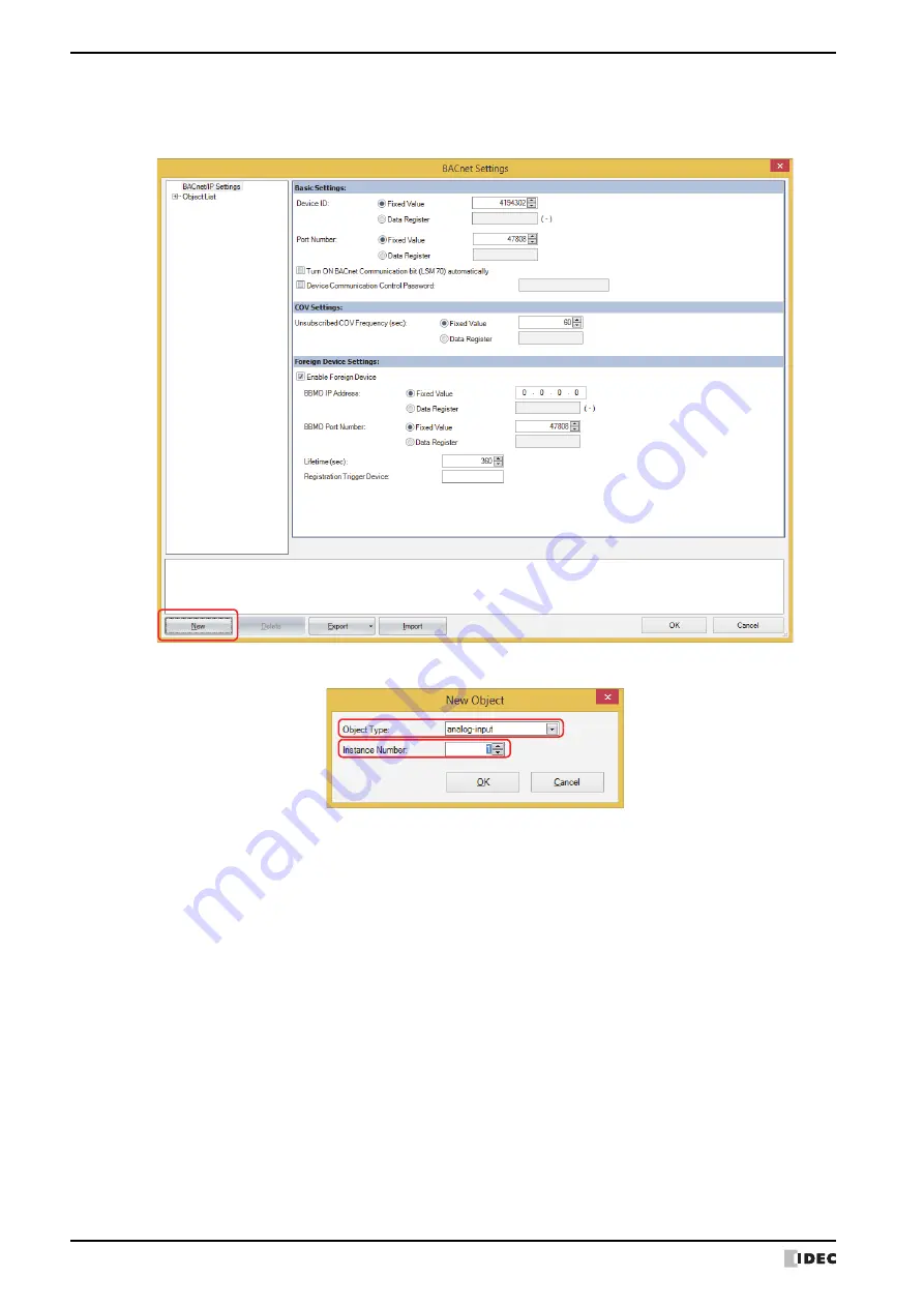 IDEC MICRO/I HG4G-CJT22 F-B Series User Manual Download Page 212