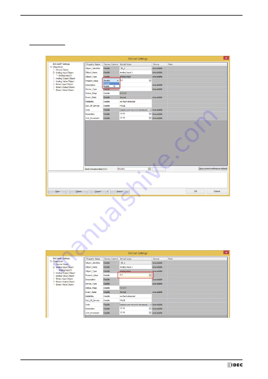 IDEC MICRO/I HG4G-CJT22 F-B Series User Manual Download Page 218