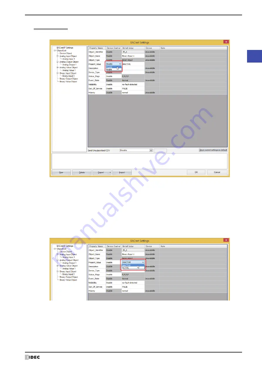 IDEC MICRO/I HG4G-CJT22 F-B Series User Manual Download Page 225